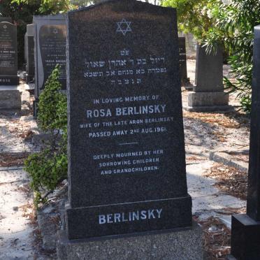 BERLINSKY Rosa -1961