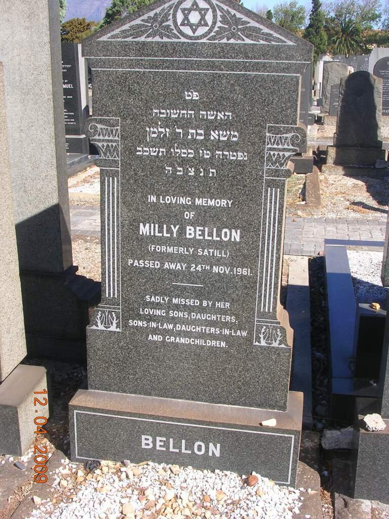 BELLON Milly formerly SATILL -1961