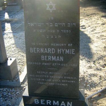 BERMAN Bernard Hymie -1980