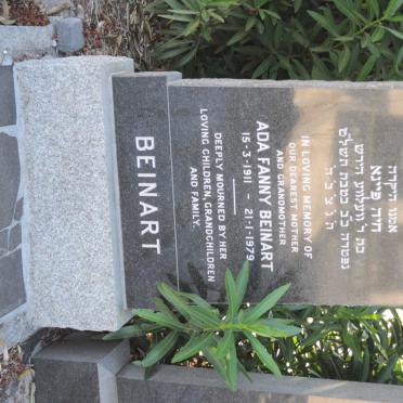 BEINART Ada Fanny 1911-1979