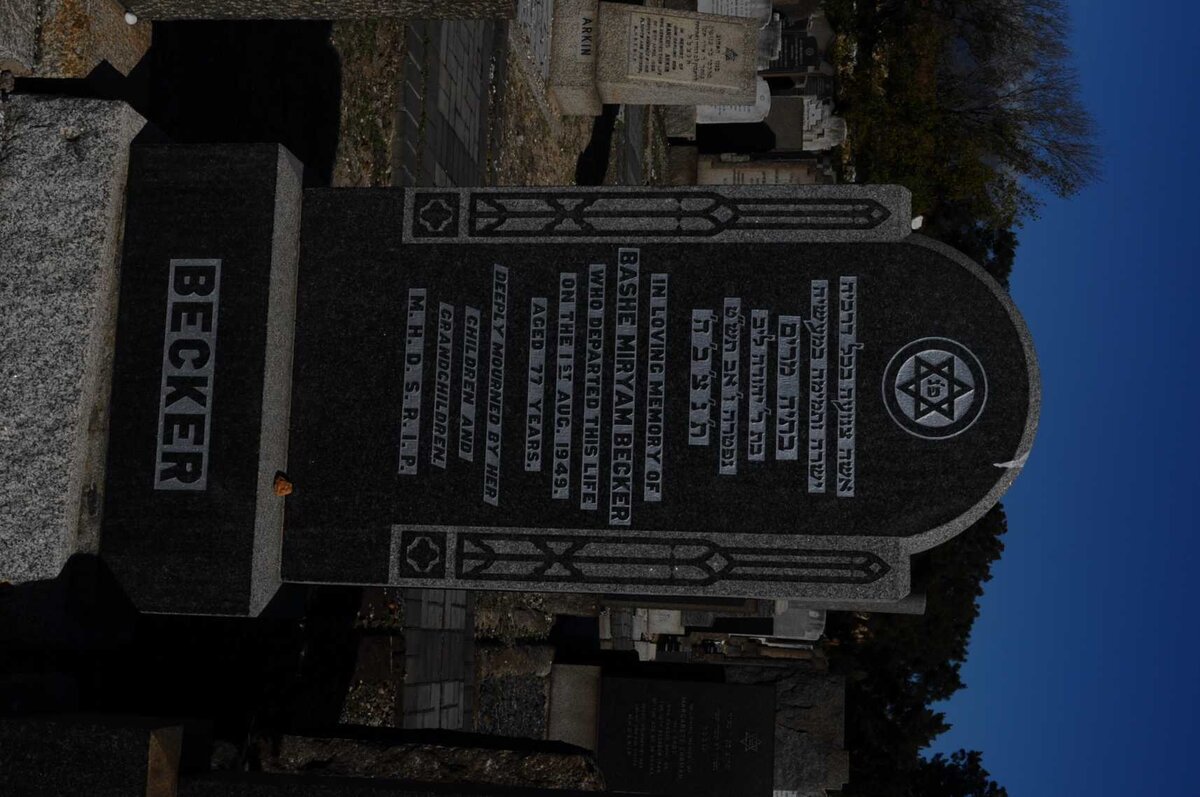 BECKER Bashe Miryam -1949