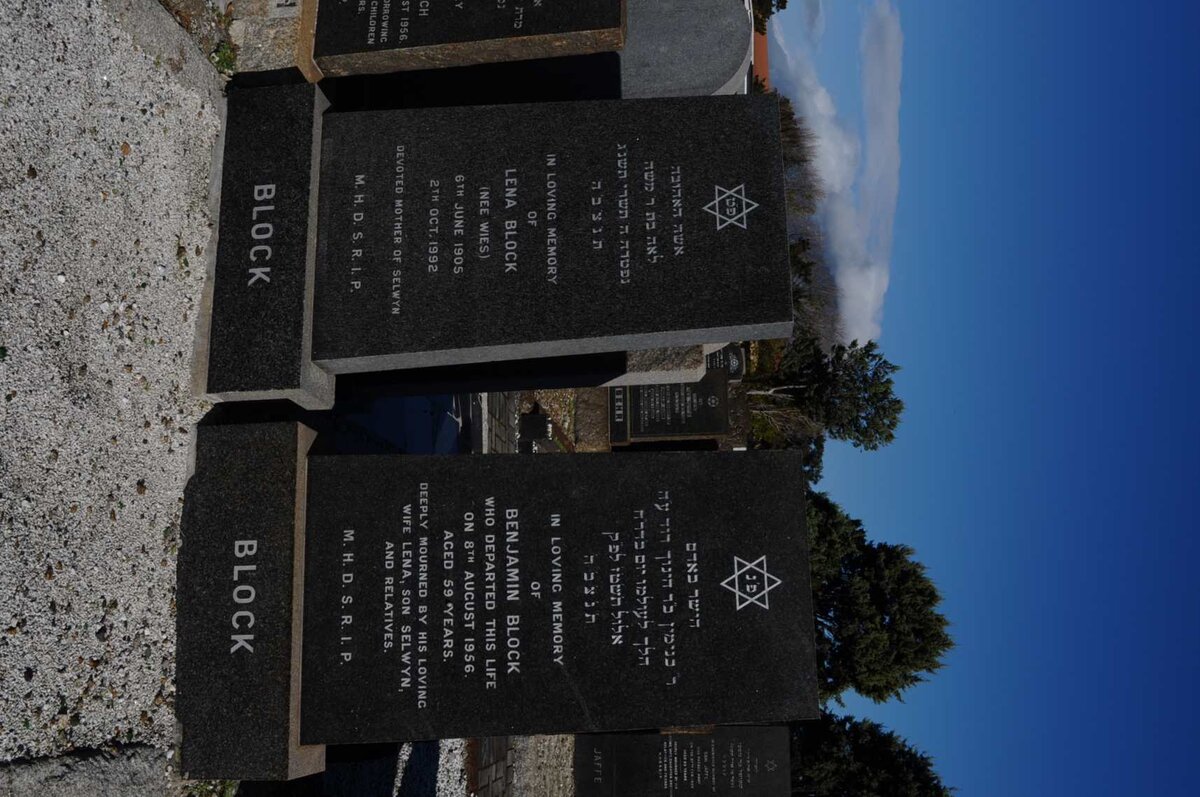 BLOCK Benjamin -1956  &amp; Lena WIES 1905-1992