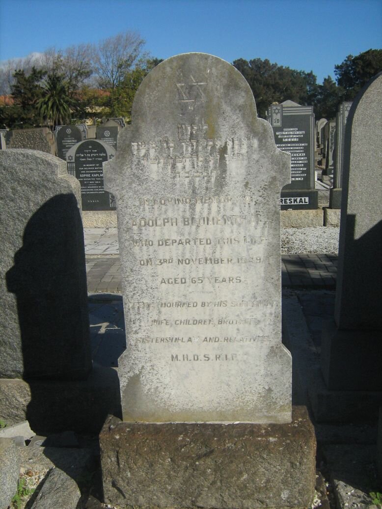 BLUMENTHAL Adolph -1949