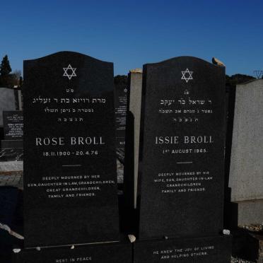 BROLL Issie -1965 &amp; Rose 1900-1976