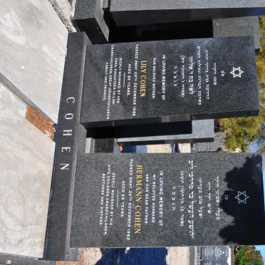 COHEN Hermann -1962 &amp; Lily -1989