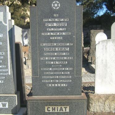 CHIAT Simon -1943