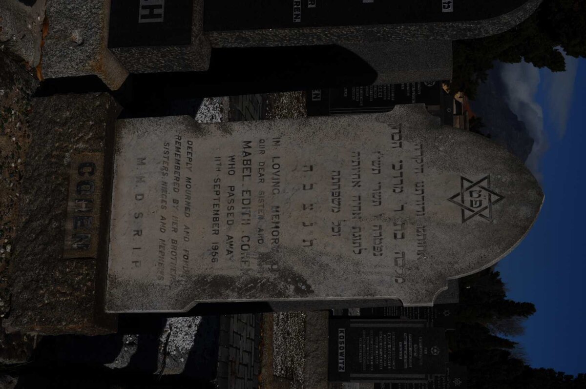 COHEN Mabel Edith -1956