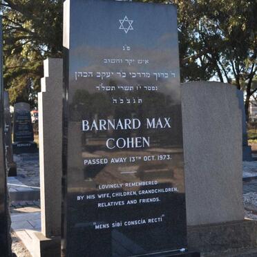 COHEN Barnard Max -1973