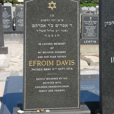 DAVIS Efroim -1974