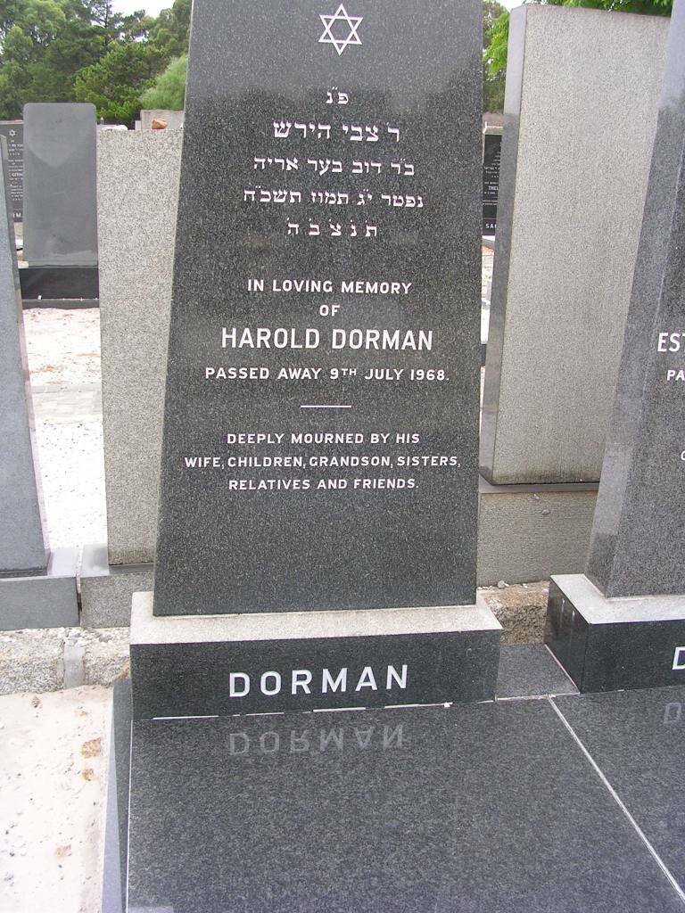 DORMAN Harold -1968
