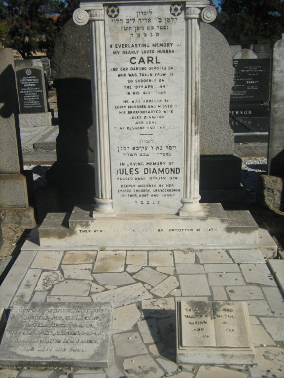 DIAMOND Carl -1947 &amp; Jules -1974