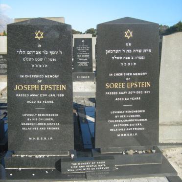 EPSTEIN Joseph -1989 &amp; Soree -1971