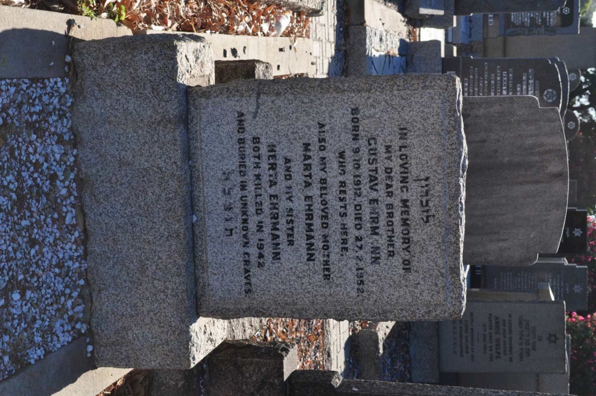 EHRMANN Gustav 1912-1952 :: EHRMANN Marta -1942 :: EHRMANN Herta -1942