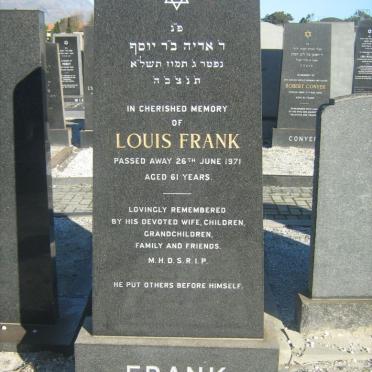 FRANK Louis -1971