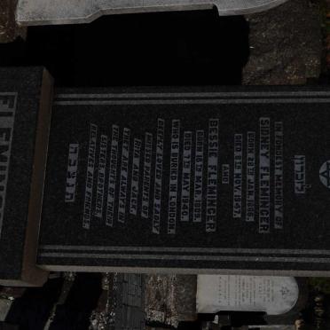 FLEMINGER Sidney 1886-1947 &amp; Bessie 1889-1940