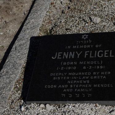 FLIGEL Morris -1964 &amp; Jenny MENDEL 1910-1991