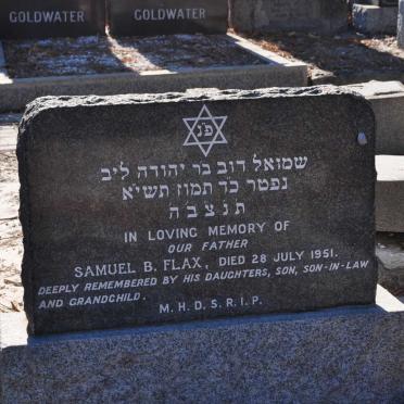 FLAX Samuel B. -1951