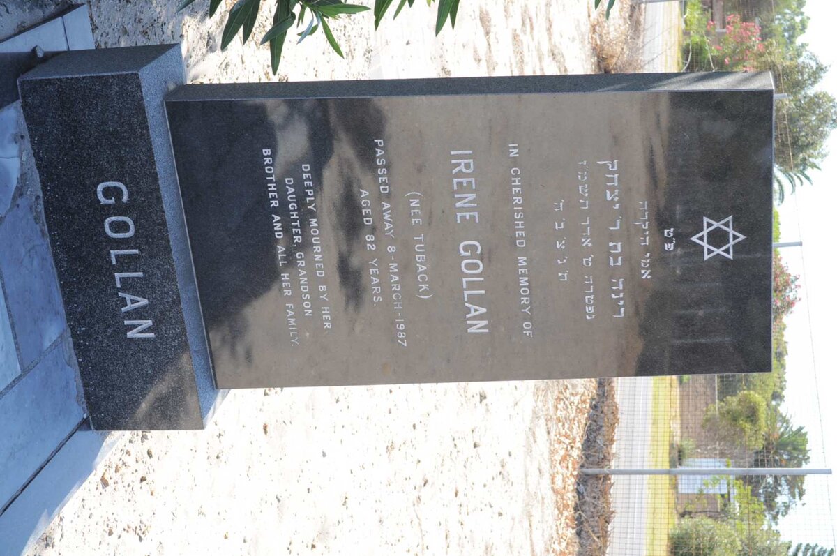 GOLLAN Irene nee TUBACK -1987