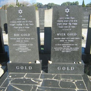 GOLD Myer -1963 &amp; Ray -1977