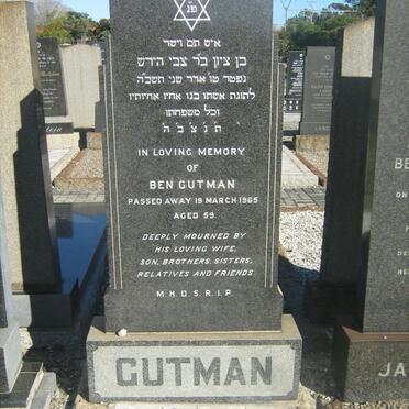 GUTMAN Ben -1965