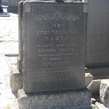 GREEN George -1958