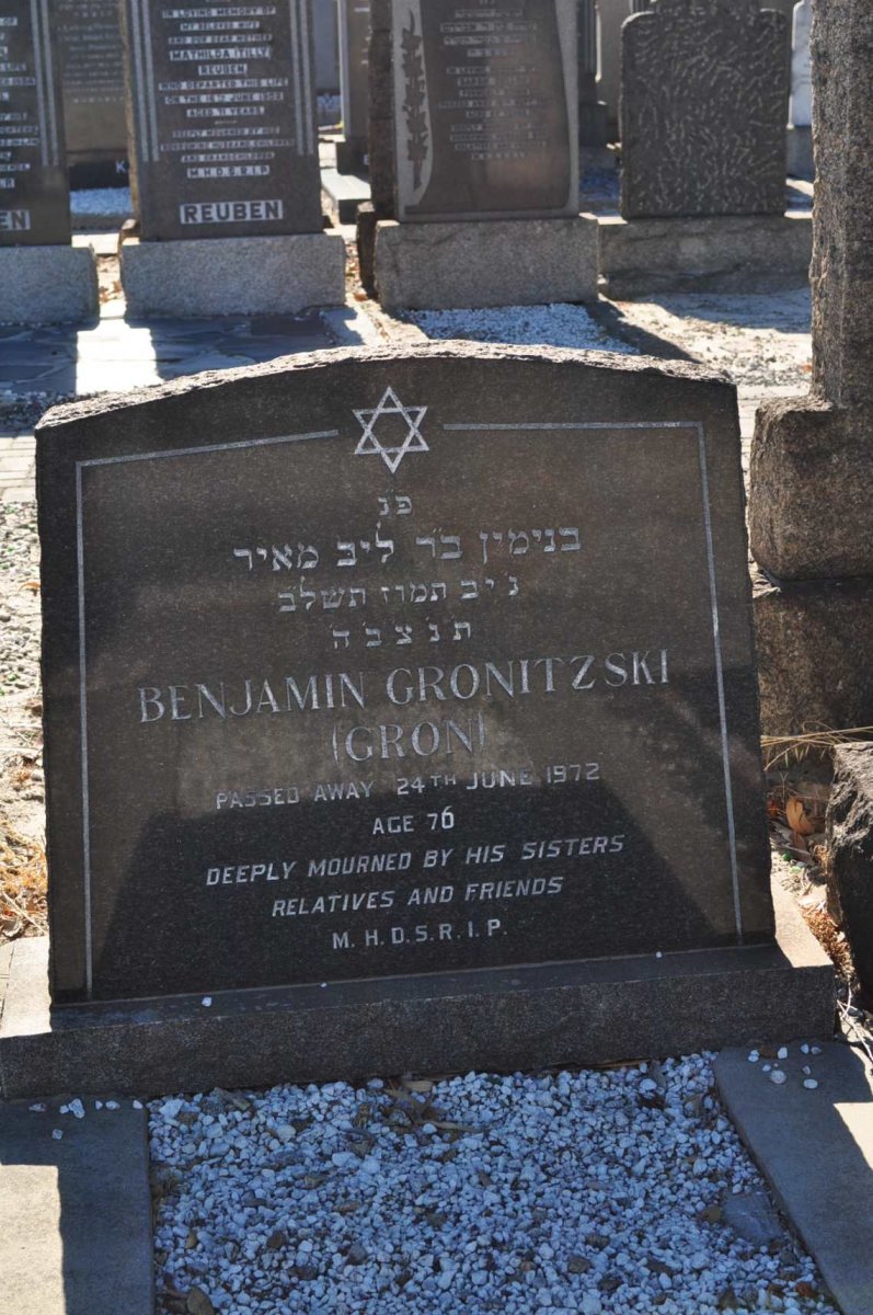 GRONITZSKI Benjamin -1972