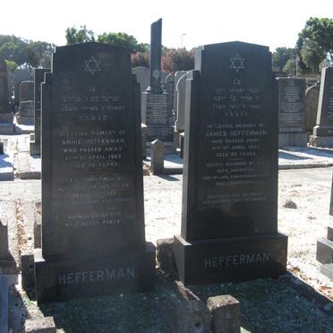 HEFFERMAN James -1957 &amp; Annie -1963