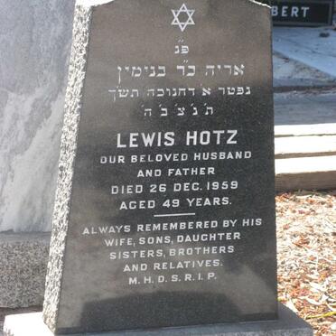 HOTZ Lewis -1959