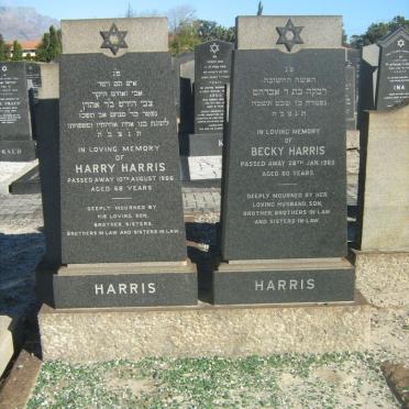 HARRIS Harry -1966 &amp; Becky -1965