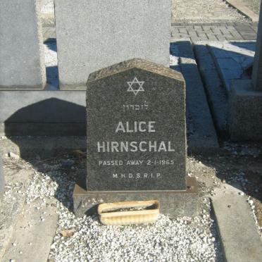 HIRNSCHAL Alice -1965