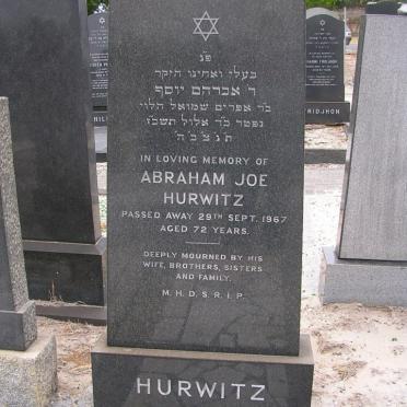 HURWITZ Abraham Joe -1967