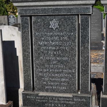 HERSMAN Rebecca -1952