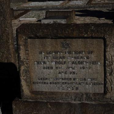 HALDINSTEIN Henry Woolf -1956