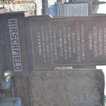 HIRSCHFIELD Rebecca nee ZURNAMER -1950