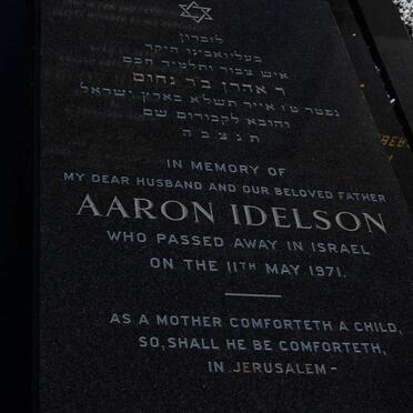 IDELSON Aaron -1971