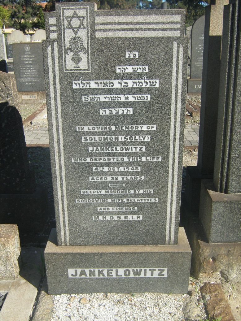 JANKELOWITZ Solomon -1948