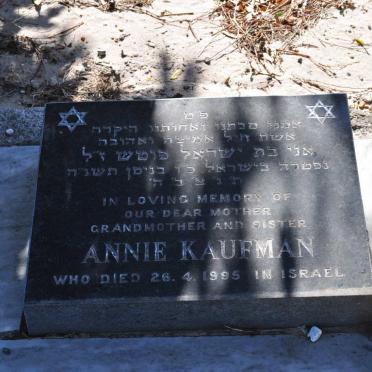 KAUFMAN Annie -1995