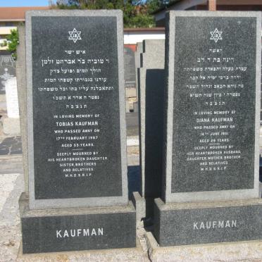 KAUFMAN Tobias -1967 &amp; Diana -1951