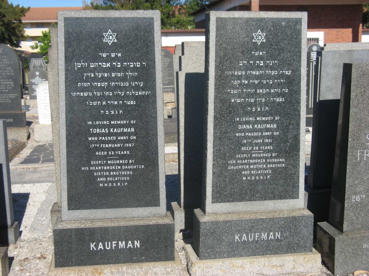 KAUFMAN Tobias -1967 &amp; Diana -1951