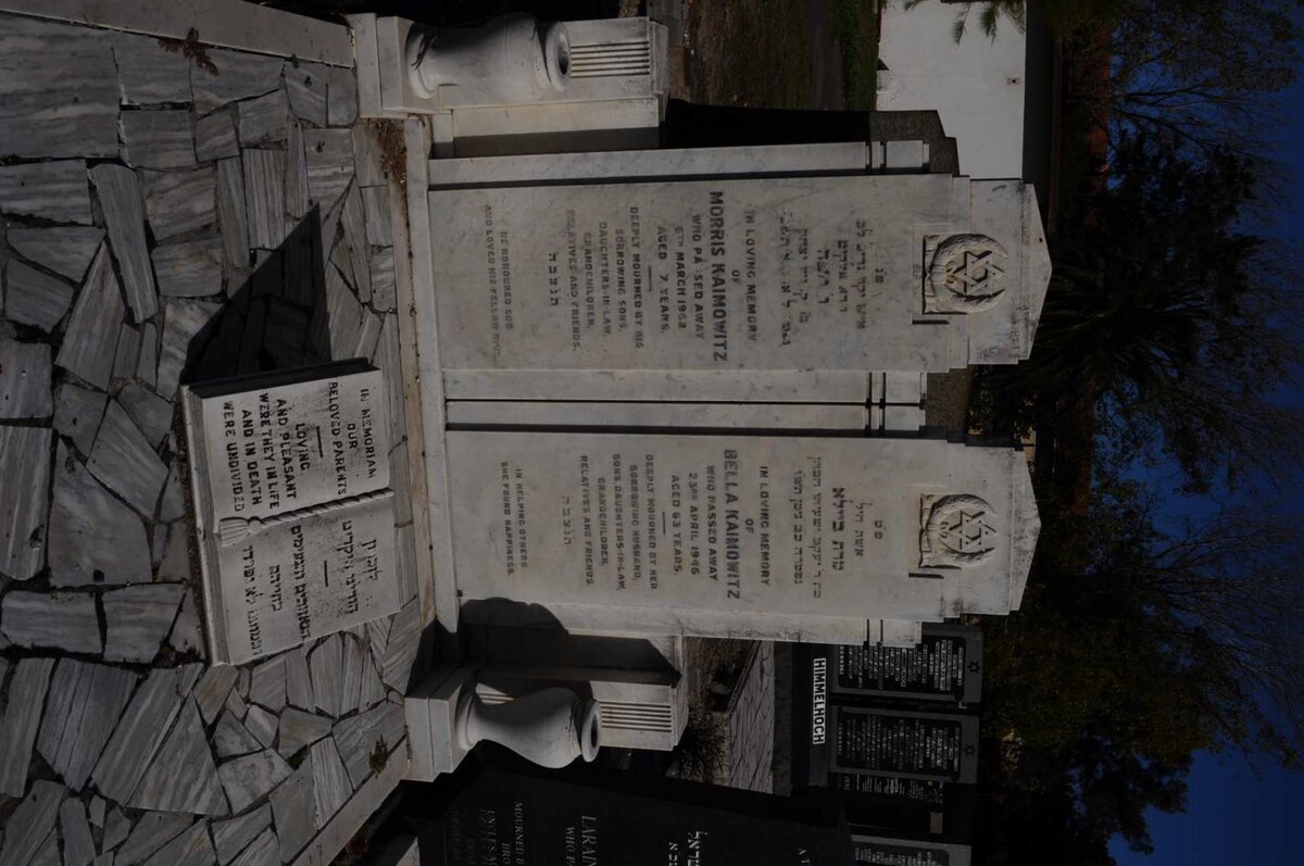 KAIMOWITZ Morris -1962 &amp; Bella -1946