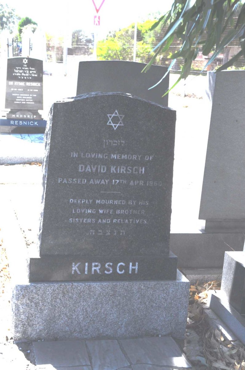 KIRSCH David -1960
