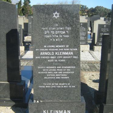 KLEINMAN Arnold -1964