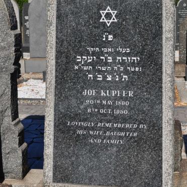 KUPFER Joe 1890-1950