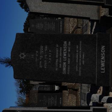 LEWENSON Simon -1961