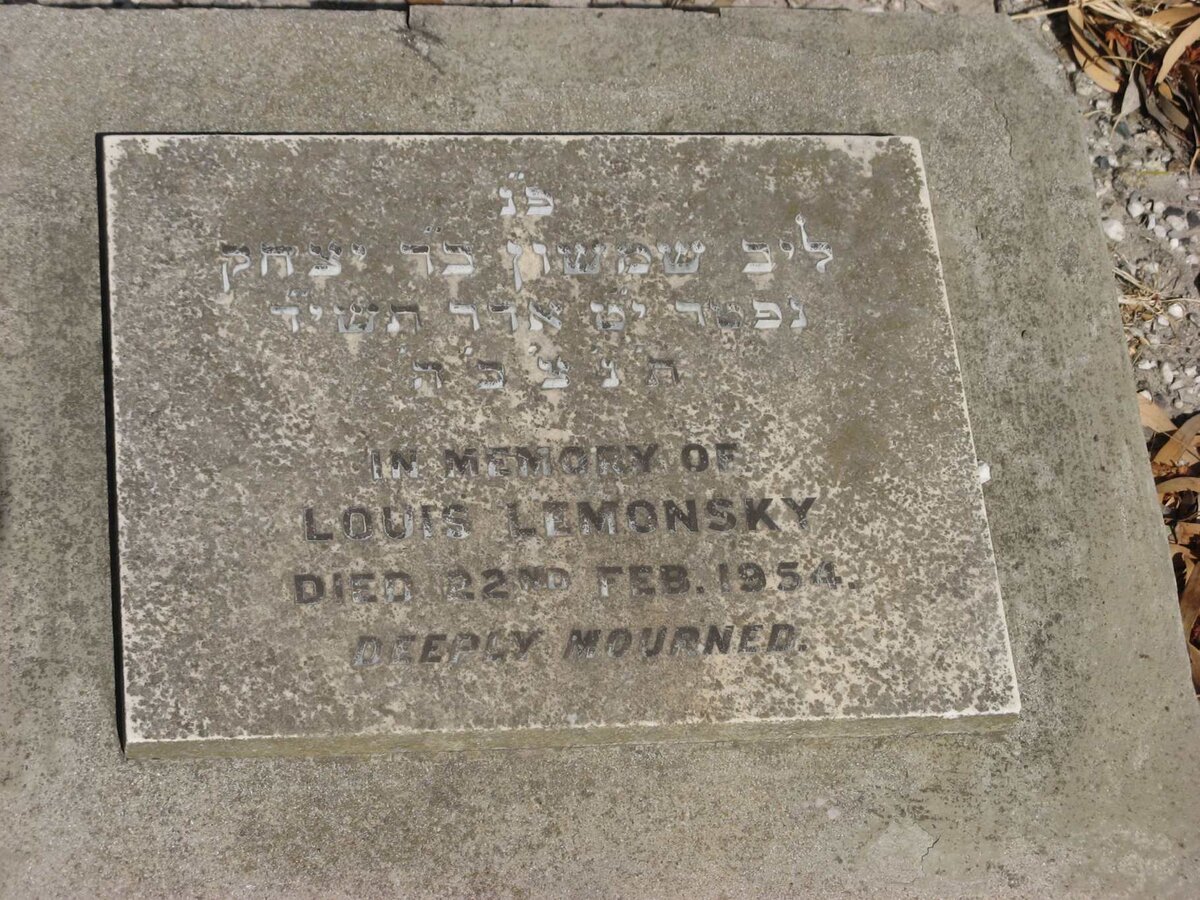 LEMONSKY Louis -1954