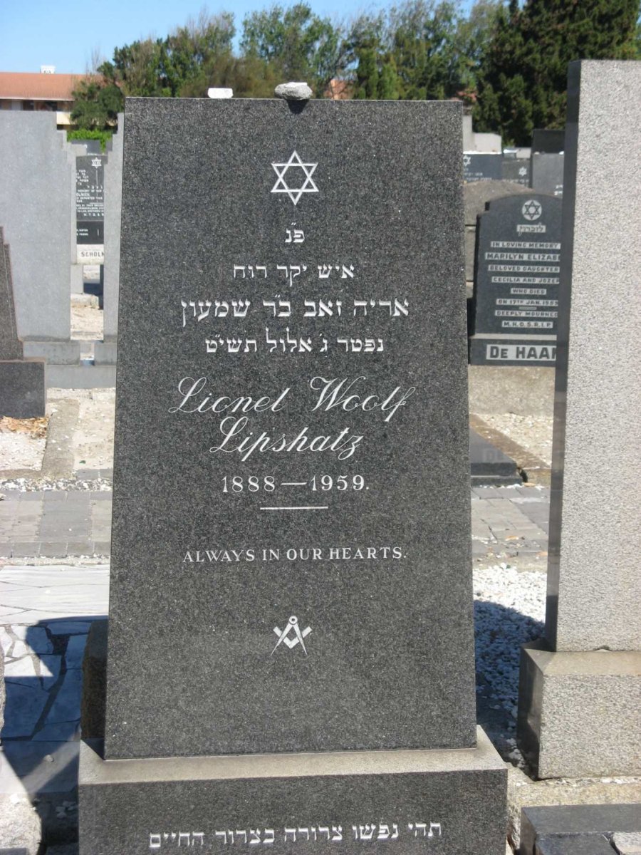 LIPSHATZ Lionel Woolf 1888-1959