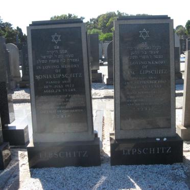 LIPSCHITZ Sam -1960 &amp; Sonia -1972