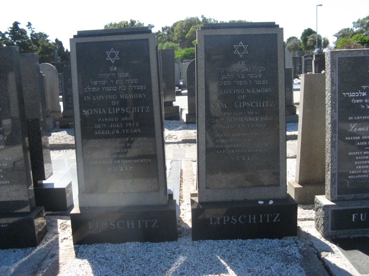 LIPSCHITZ Sam -1960 &amp; Sonia -1972