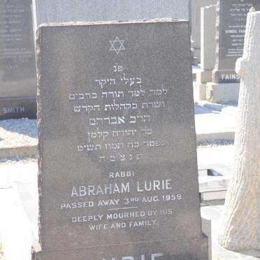 LURIE Abraham -1959