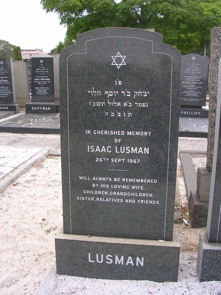 LUSMAN Isaac -1967
